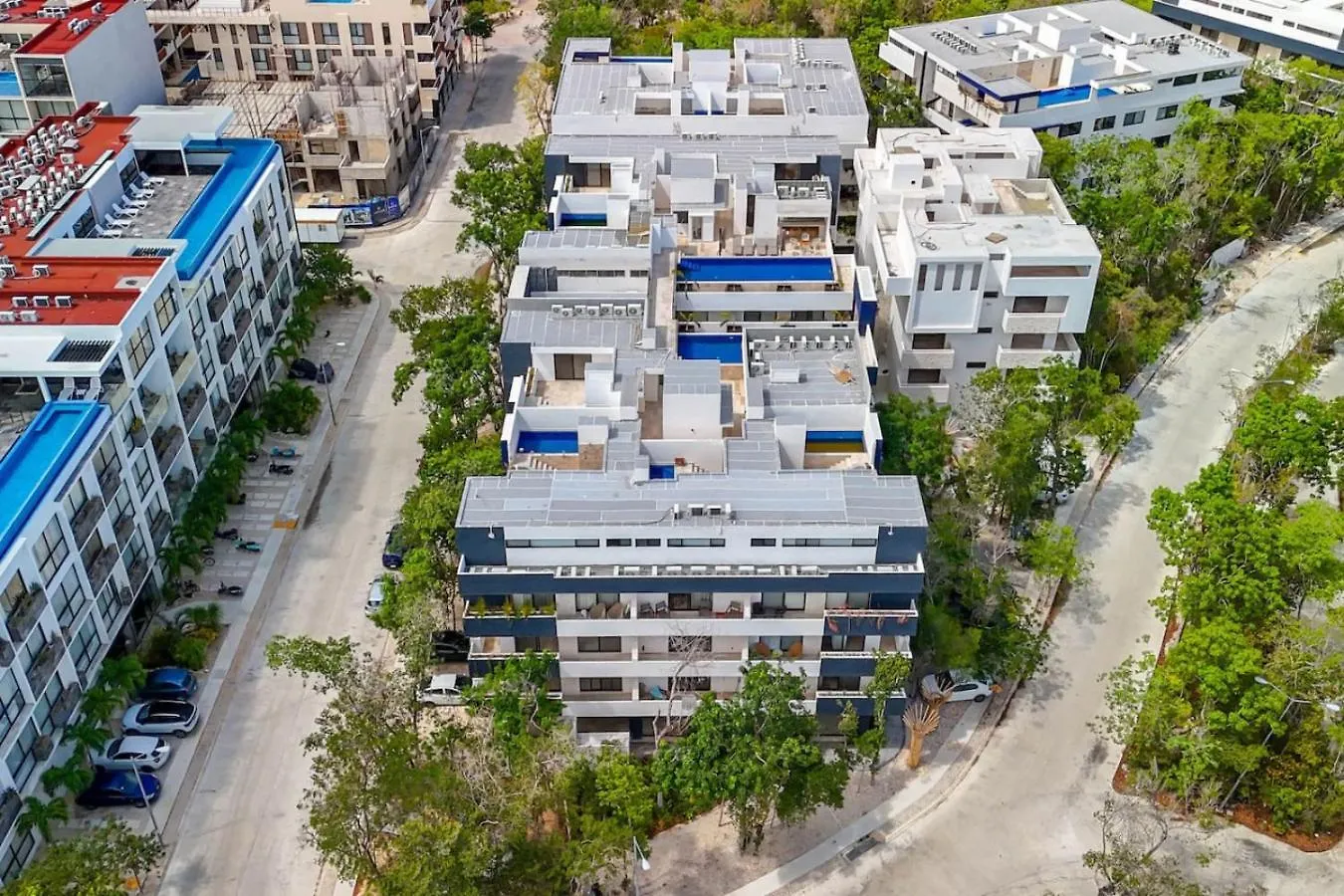 Lux 2 Bd W Balcony, Rooftop Pool In Aldea Zama Тулум Мексика